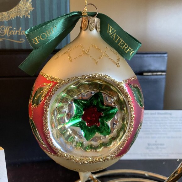Waterford Holiday Heirlooms Ashling Reflector Teardrop Ornament - Picture 2 of 13